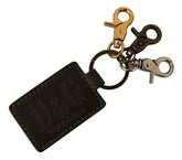 Dolce & Gabbana Green Leather D&G Logo Metal Ring Hook Keyring Keychain -  Men´s Keychains -  Dolce & Gabbana.